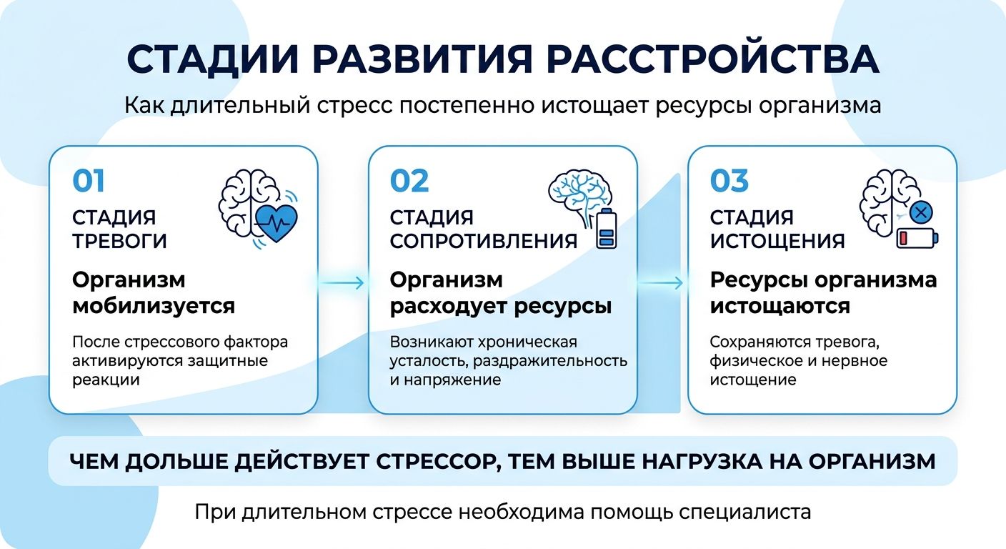 Лечение стресса в Краснообске инфографика